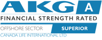 AKG Financial Strength Rated A - Canada Life International