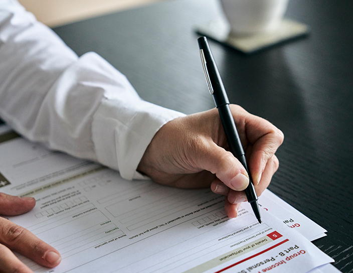 signing documents