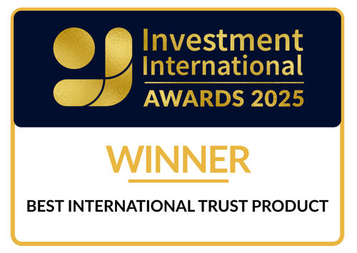 Investment International Awards 2025 Winner for Best International Trust Product